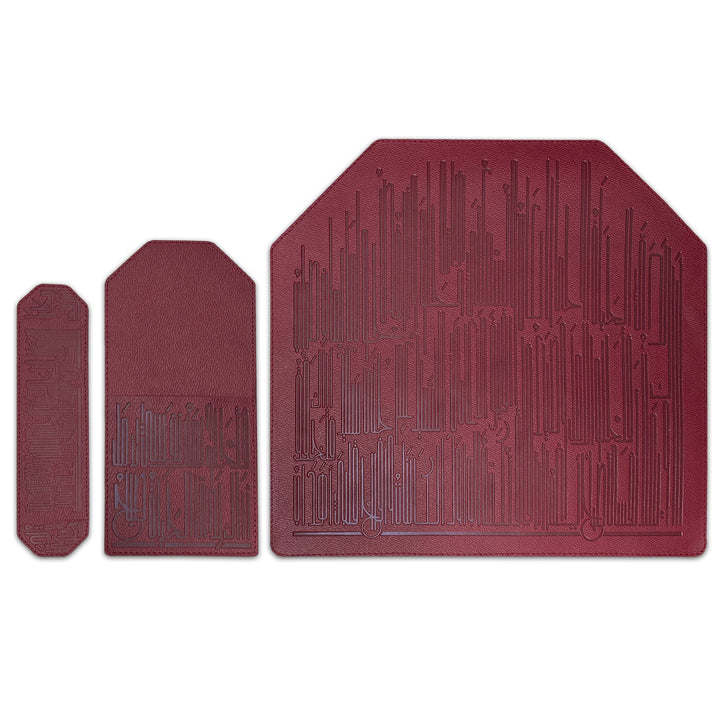 Dimlaj Hayat Table Accessories Set of 18 Pcs (Maroon) - Premium Accessories from Hayat By Dimlaj - Just $500! 