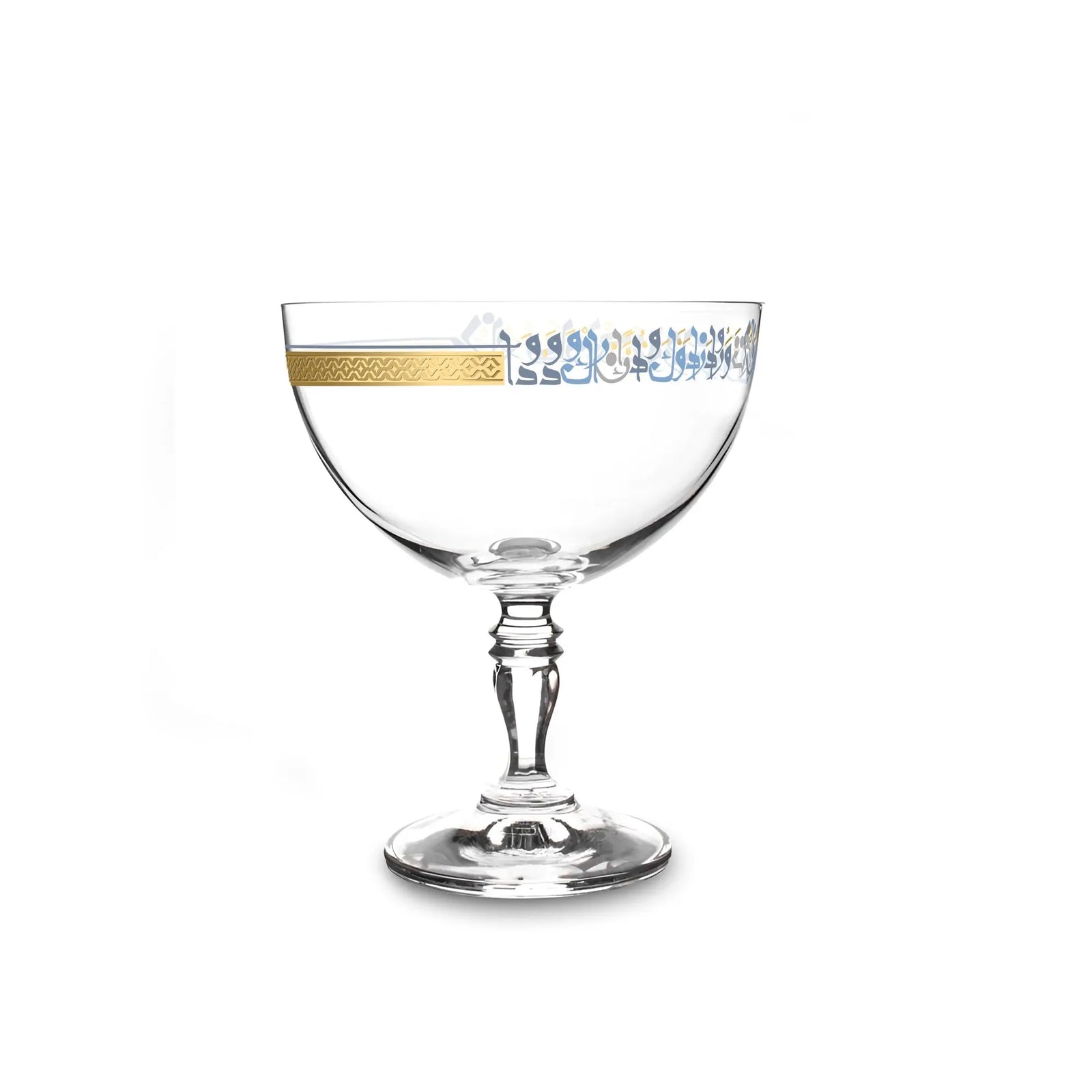 Dimlaj Wadoud Set of 6 Pcs Ice-Cream Cups (Gold) Wadoud By Dimlaj