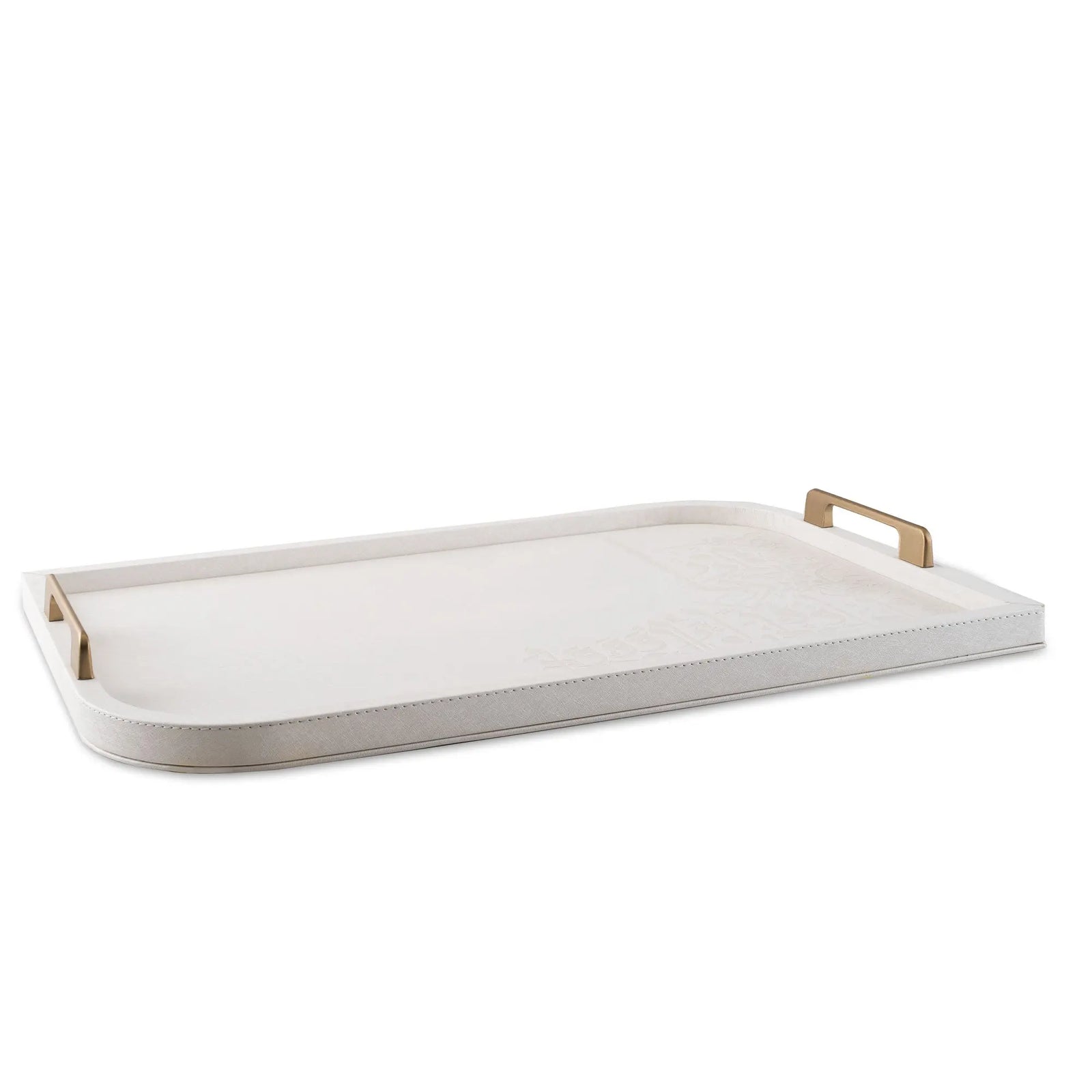 Dimlaj Wadoud Serving Tray (Metallic Pearl) Wadoud By Dimlaj