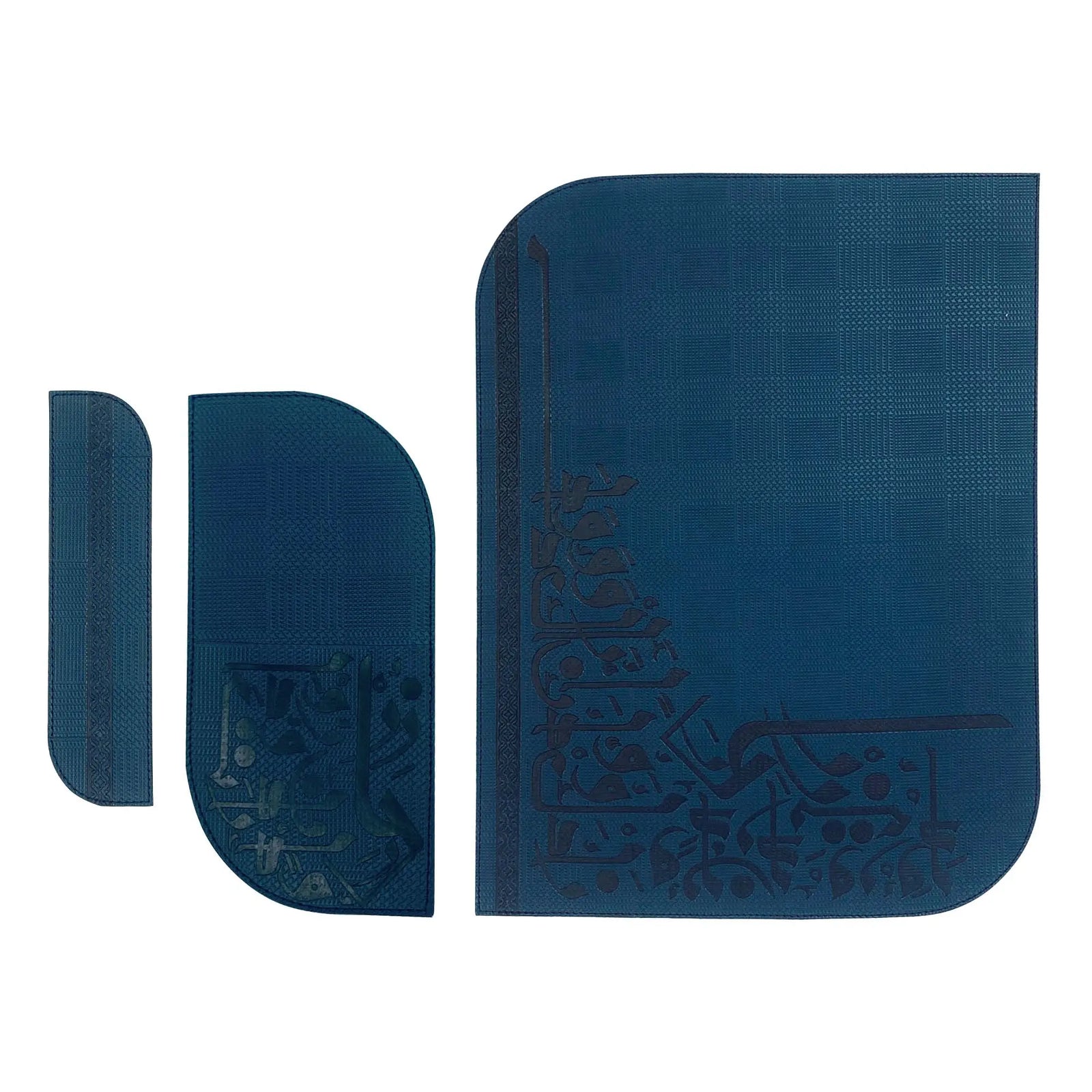 Dimlaj Wadoud Table Accessories Set of 18 Pcs (Petrol) Wadoud By Dimlaj