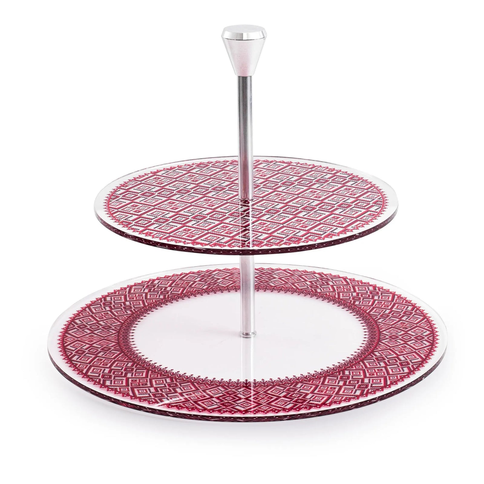 Dimlaj Darza Acrylic 2 Tiered Tray Darza By Dimlaj