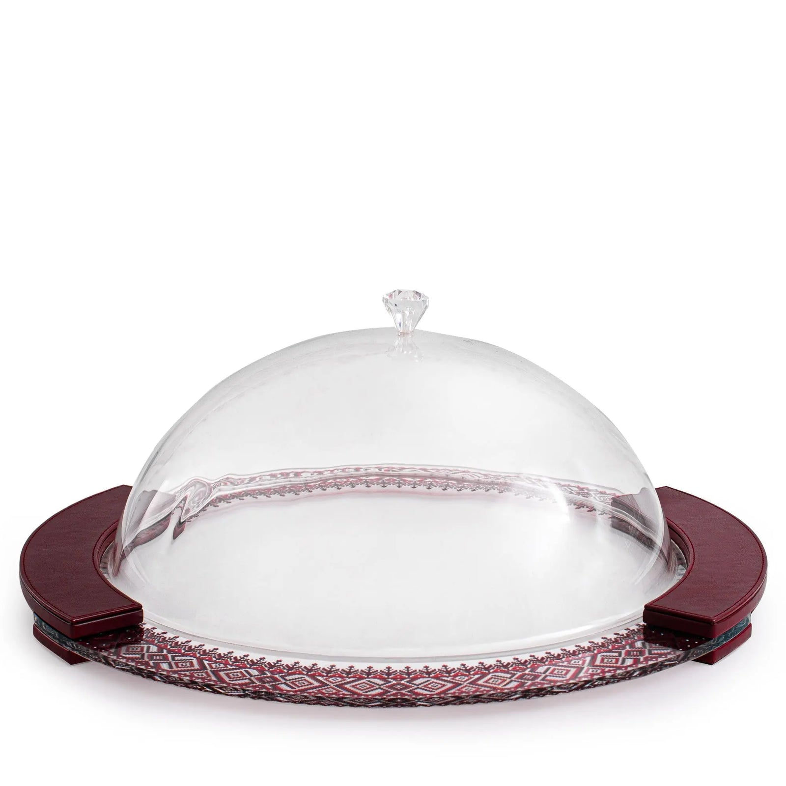 Dimlaj Darza Acrylic Serving Plate with Lid Darza By Dimlaj