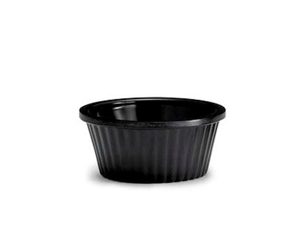 Efay Melamine Ramekin Fluted 2oz Black - Premium Ramekins from Efay - Just $10! 