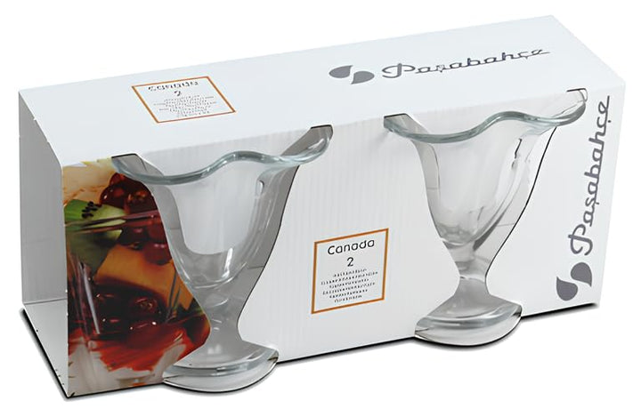 Pasabahce Canada Set of 2pcs Ice Cream Bowls Turquoise - Premium Ice Cream Cups from Pasabahce - Just $15! 