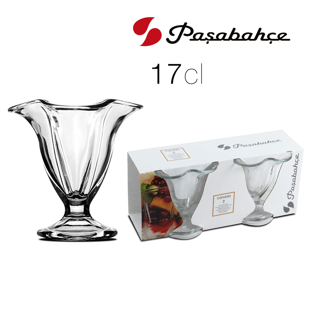 Pasabahce Canada Set of 2pcs Ice Cream Bowls Turquoise - Premium Ice Cream Cups from Pasabahce - Just $15! 