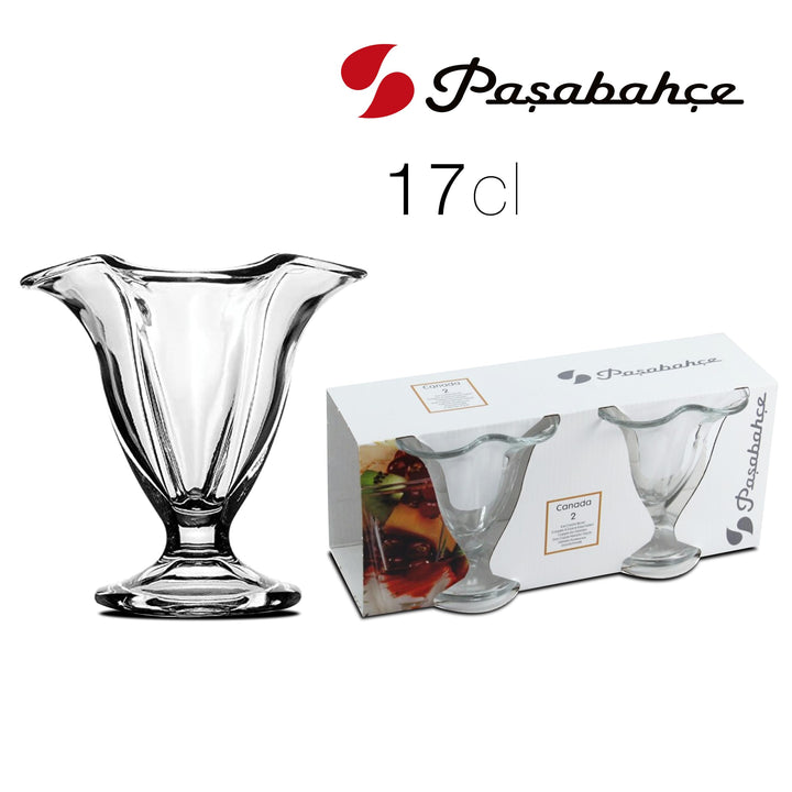 Pasabahce Canada Set of 2pcs Ice Cream Bowls Turquoise - Premium Ice Cream Cups from Pasabahce - Just $15! 