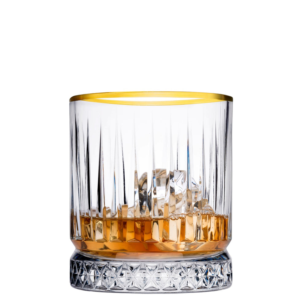 Pasabahce Elysia Set of 4pcs Tumblers 210cc Gold Rim - Premium Tumbler from Pasabahce Essentials - Just $55! 