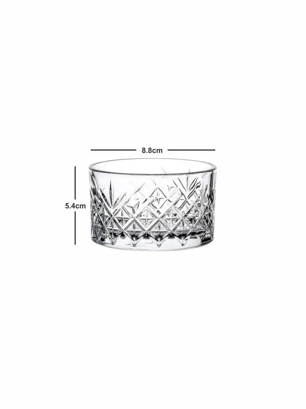 Pasabahce Timeless Set of 4pcs Bowls 225cc Clear - Premium  from Pasabahce Essentials - Just $30! 