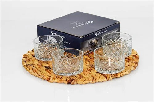 Pasabahce Timeless Set of 4pcs Bowls 225cc Clear - Premium  from Pasabahce Essentials - Just $30! 