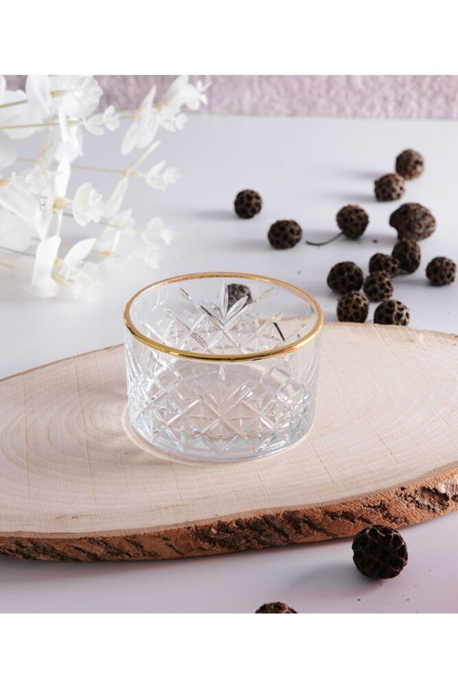 Pasabahce Timeless Set of 4pcs Bowls 225cc Gold Rim - Premium  from Pasabahce Essentials - Just $60! 