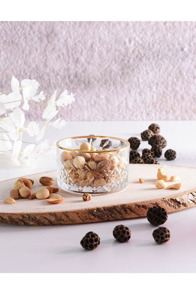 Pasabahce Timeless Set of 4pcs Bowls 225cc Gold Rim - Premium  from Pasabahce Essentials - Just $60! 