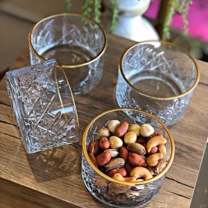 Pasabahce Timeless Set of 4pcs Bowls 225cc Gold Rim - Premium  from Pasabahce Essentials - Just $60! 