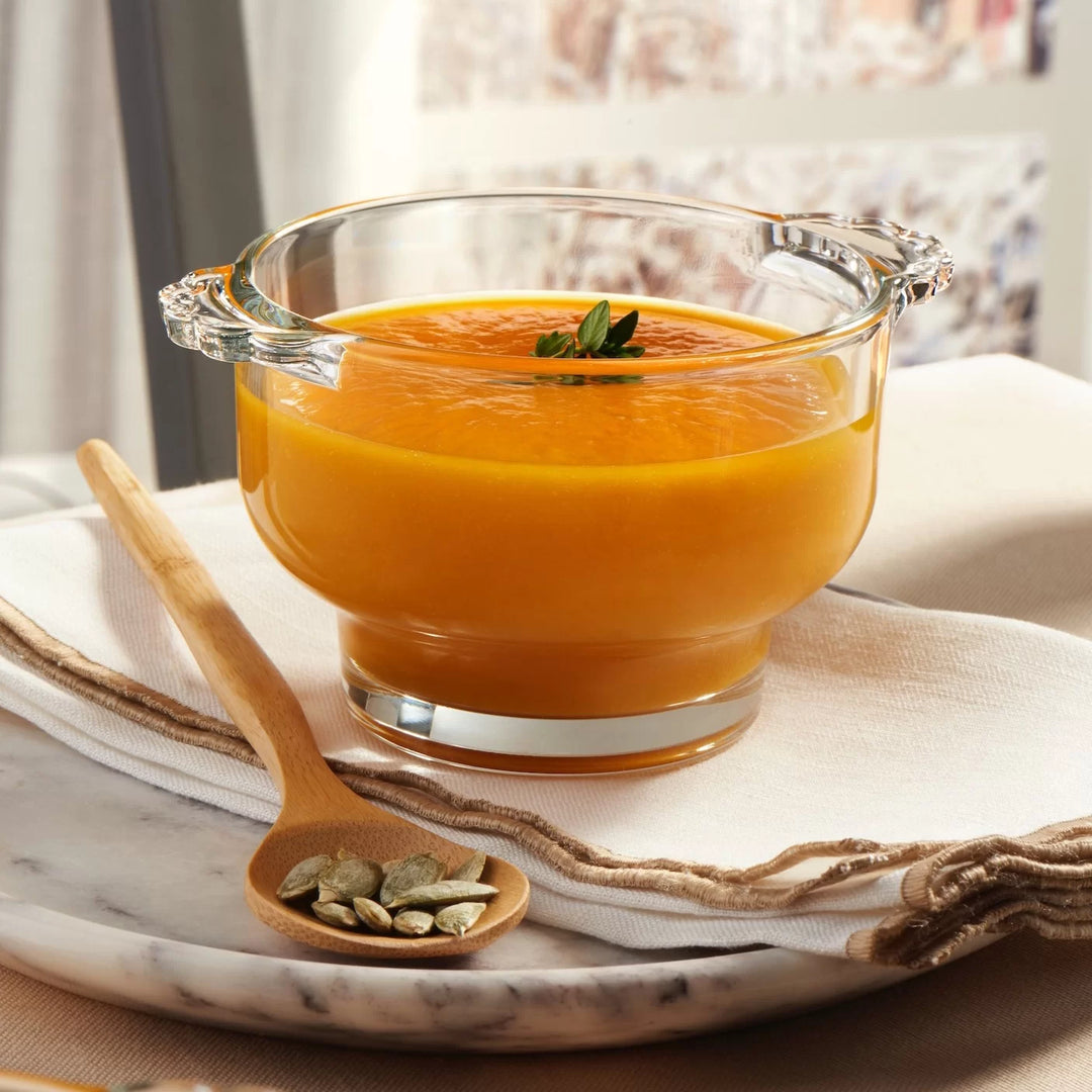 Pasabahce Soupy Set of 2pcs Bowls 245cc Clear - Premium  from Pasabahce Essentials - Just $20! 