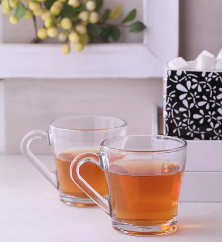 Pasabahce Chroma Set of 2 Pcs Tumblers with Handle Clear - Premium Mugs from Pasabahce - Just $15! 