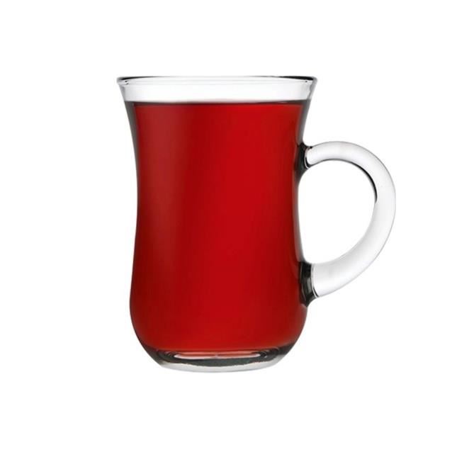 Pasabahce Keyif Set of 6pcs Tea Cups 175cc Clear - Premium Tea Cups from Pasabahce Essentials - Just $10! 