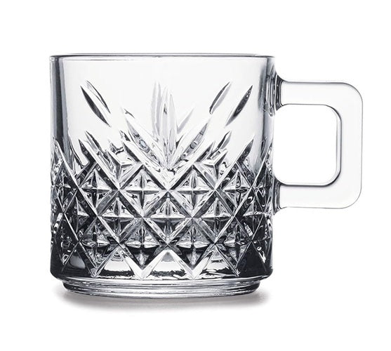 Pasabahce Timeless Set of 2pcs Mugs 195cc Clear - Premium Mugs from Pasabahce Essentials - Just $25! 