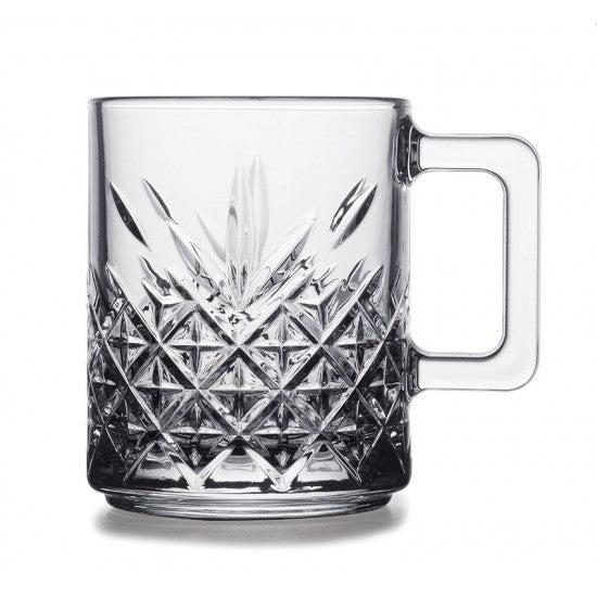 Pasabahce Timeless Set of 2pcs Mugs 250cc Clear - Premium Mugs from Pasabahce Essentials - Just $20! 