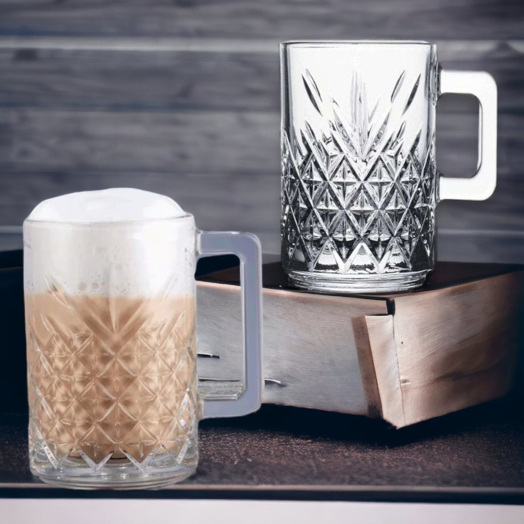 Pasabahce Timeless Set of 2pcs Mugs 310cc Clear - Premium  from Pasabahce Essentials - Just $25! 