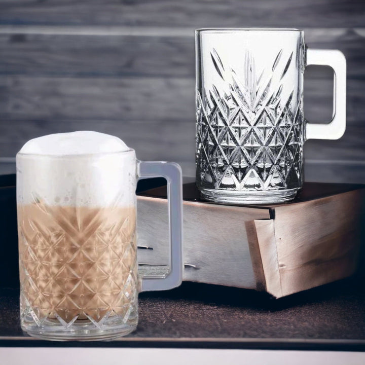 Pasabahce Timeless Set of 2pcs Mugs 310cc Clear - Premium  from Pasabahce Essentials - Just $25! 