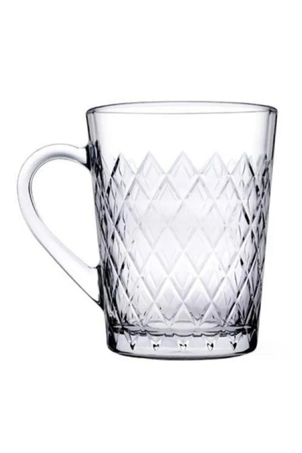 Pasabahce Ruby Set of 2 Pcs Mug 265cc Clear - Premium Mugs from Pasabahce - Just $10! 