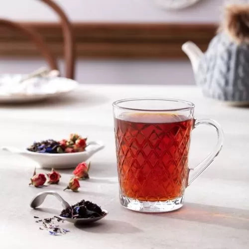 Pasabahce Ruby Set of 2 Pcs Mug 265cc Clear - Premium Mugs from Pasabahce - Just $10! 