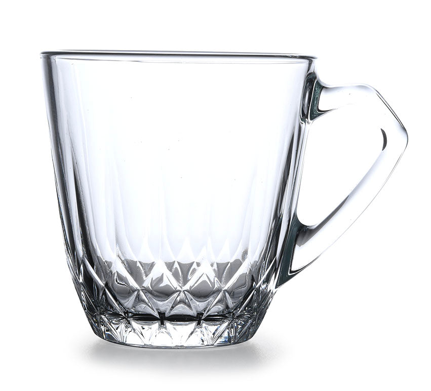 Pasabahce Mercan Set of 2 Pcs Mug 160cc Clear - Premium Mugs from Pasabahce - Just $15! 