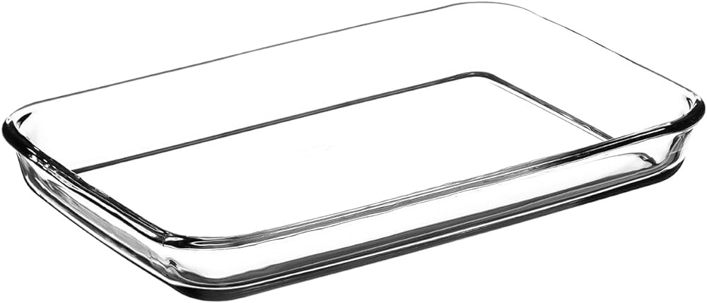 Pasabahce Borcam Rectangular Tray 1900cc Clear - Premium Bakeware from Pasabahce Essentials - Just $25! 