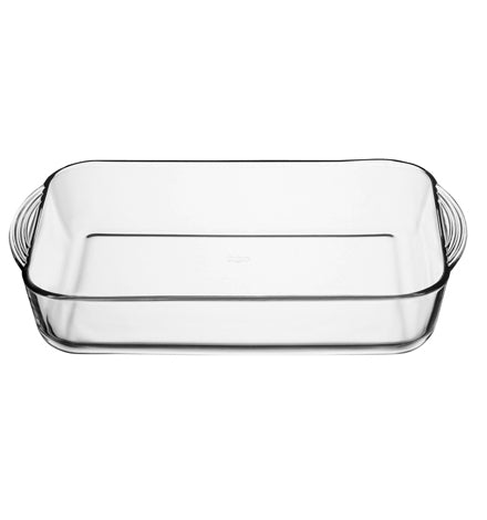 Pasabahce Borcam Rectangular Tray 3850cc Clear - Premium Bakeware from Pasabahce Essentials - Just $45! 