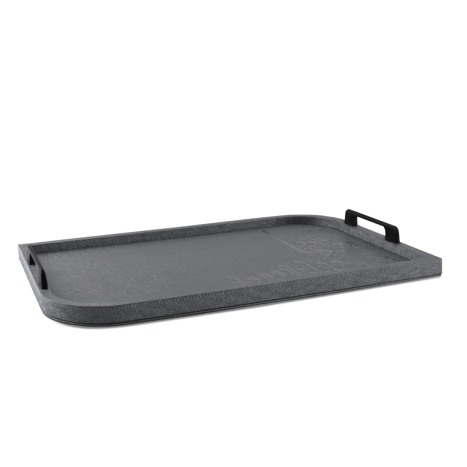 Dimlaj Wadoud Serving Tray (Metallic Smokey Grey) Wadoud By Dimlaj