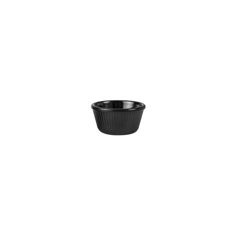 Efay Melamine Ramekin Fluted 4oz Black - Premium Ramekins from Efay - Just $10! 