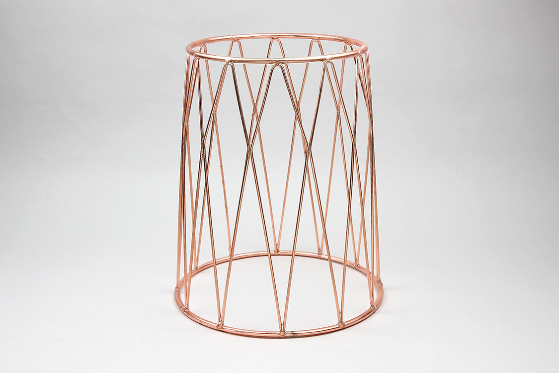 Efay Diamond Crown Stand 12" Red Copper - Premium Stands from Efay - Just $50! 