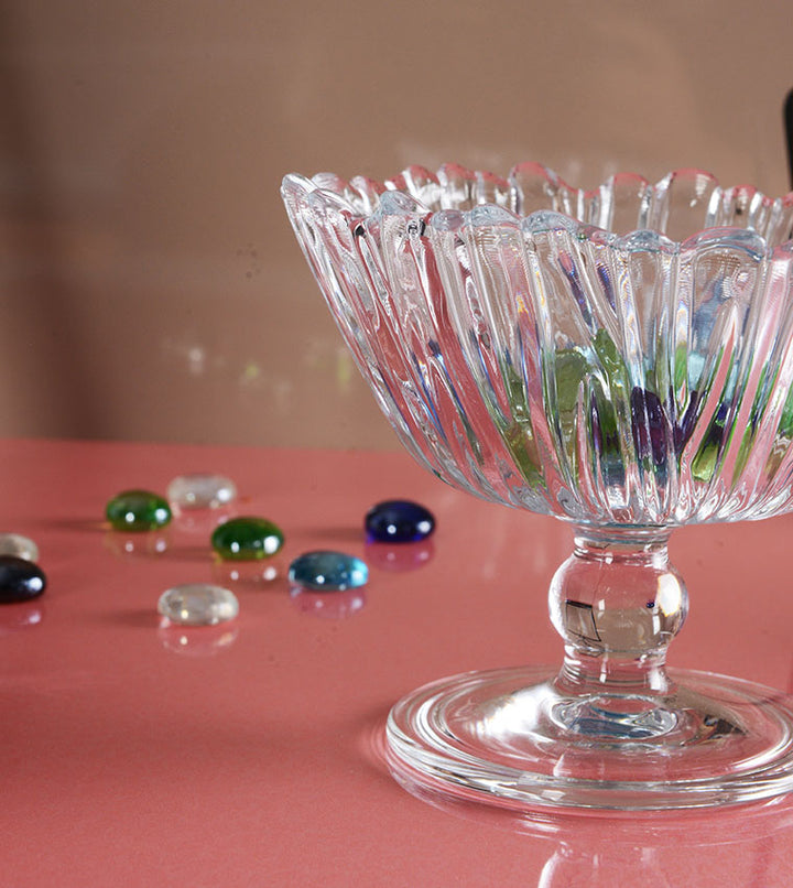 Pasabahce Aurora Footed Candy Box 108 mm Clear - Premium Footed Bowl from Pasabahce Essentials - Just $35! 