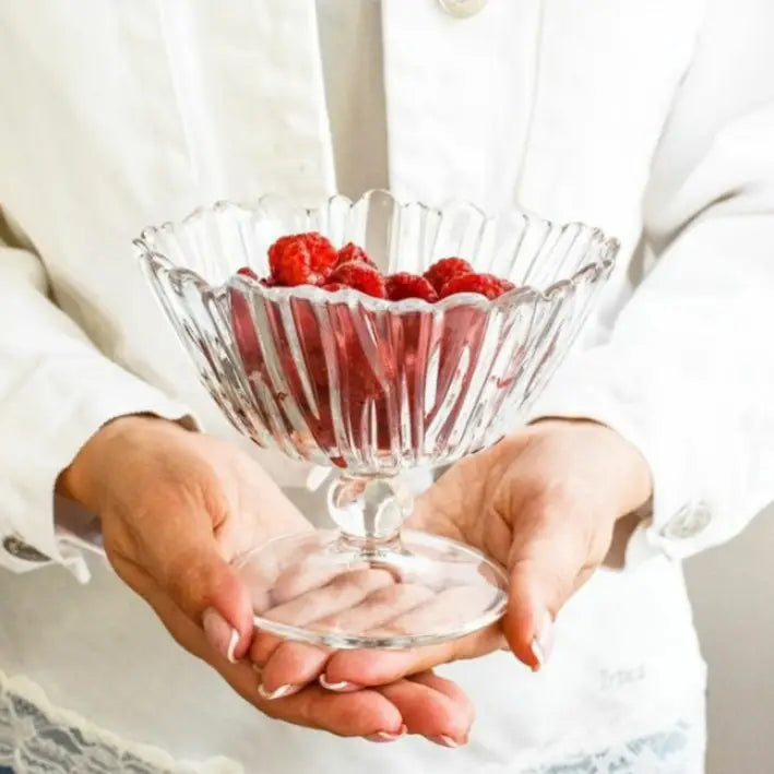 Pasabahce Aurora Footed Candy Box 108 mm Clear - Premium Footed Bowl from Pasabahce Essentials - Just $35! 