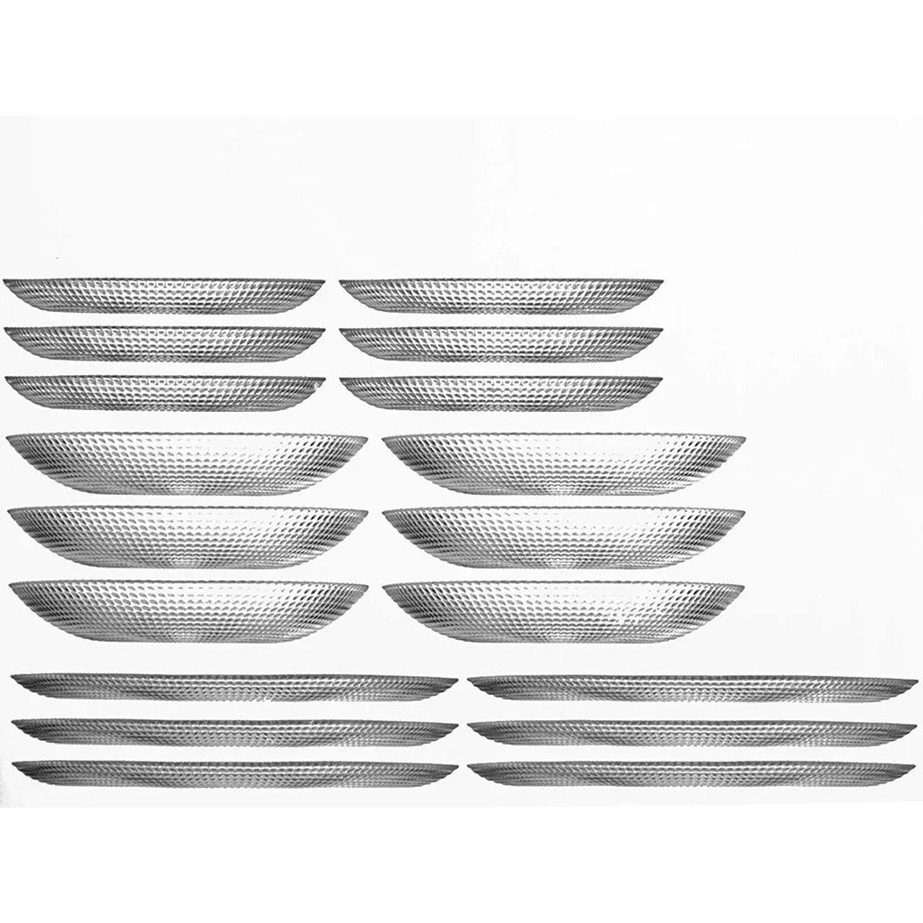 Pasabahce Generation Set of 18pcs Plates Clear - Premium Plates from Pasabahce Essentials - Just $165! 