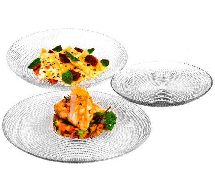 Pasabahce Generation Set of 18pcs Plates Clear - Premium Plates from Pasabahce Essentials - Just $165! 