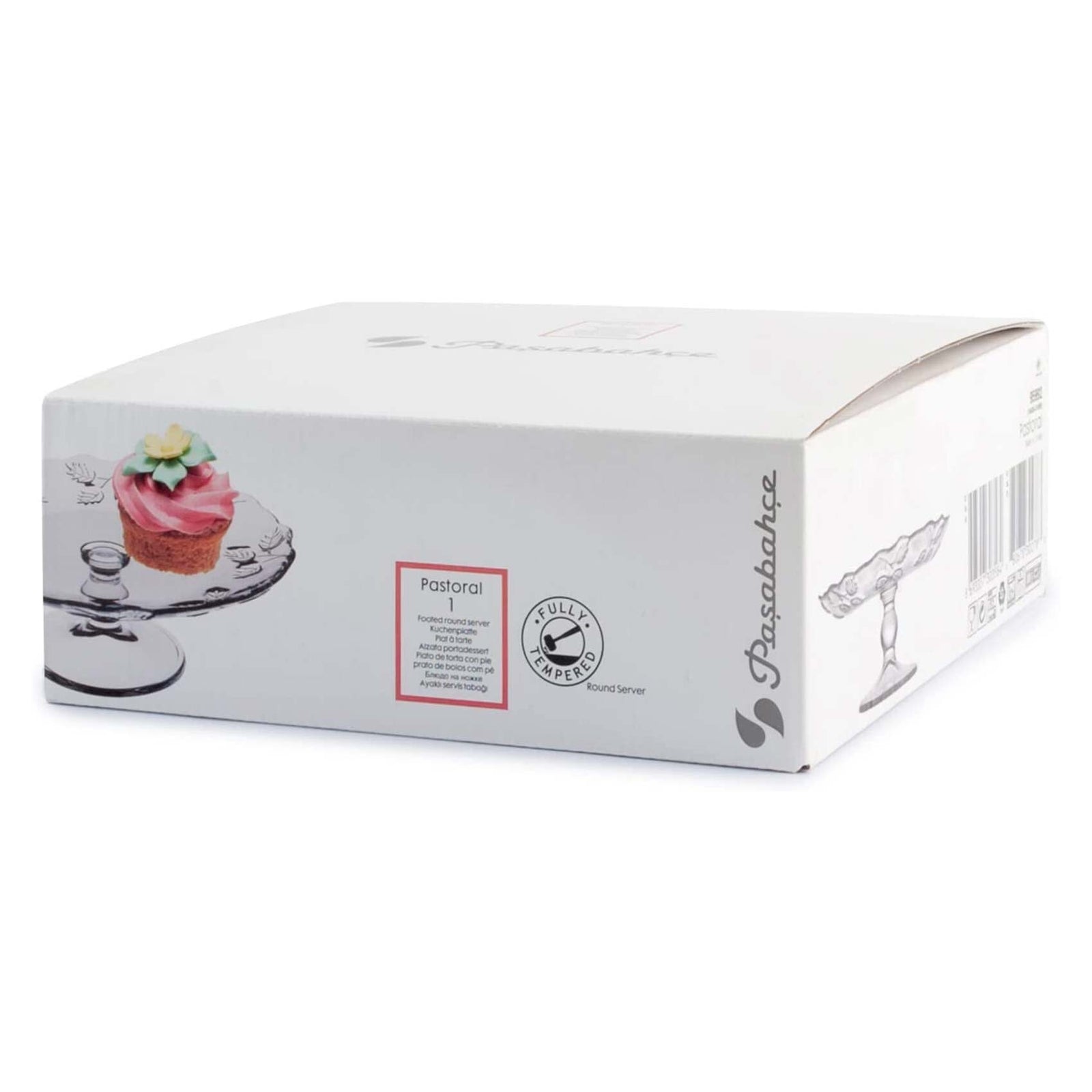 Pasabahce Pastoral Footed Serving Platter 194mm Clear - Premium Footed Plate from Pasabahce - Just $25! 