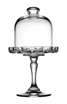 Pasabahce Patisserie Service Plate with Dome 187mm Clear - Premium  from Pasabahce Essentials - Just $25! 