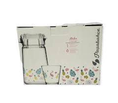 Pasabahce City Aloha Set of 7pcs (1pc) Jug & (6pcs) Tumblers - Premium Jug and Tumbler from Pasabahce Essentials - Just $45! 