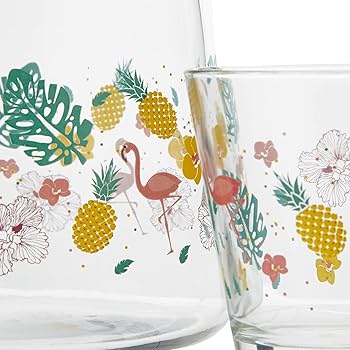 Pasabahce City Aloha Set of 7pcs (1pc) Jug & (6pcs) Tumblers - Premium Jug and Tumbler from Pasabahce Essentials - Just $45! 