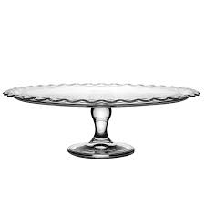 Pasabahce Maxi Patisserie Footed Service Plate 370mm Clear - Premium Footed Plate from Pasabahce Essentials - Just $60! 