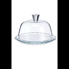 Pasabahce Patisserie Service Plate with Dome Clear - Premium  from Pasabahce Essentials - Just $40! 