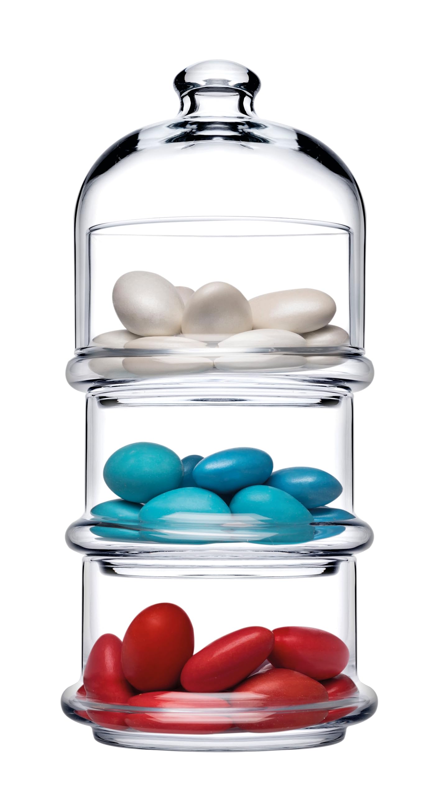 Pasabahce Patisserie Service Bowl 3 Layer 230cc Clear - Premium  from Pasabahce Essentials - Just $20! 