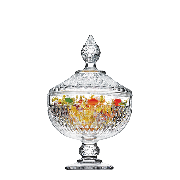 Pasabahce Diamond Set of 1 Pcs Candy Bowl 250mm Clear - Premium Candy bowl from Pasabahce - Just $35! 