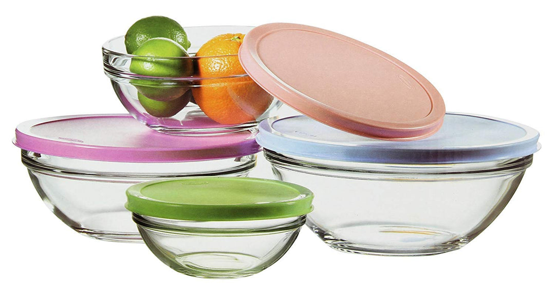 Pasabahce Chef  Set of 4 Pcs Storage Bowl Mixed Color - Premium Food Container from Pasabahce - Just $85! 