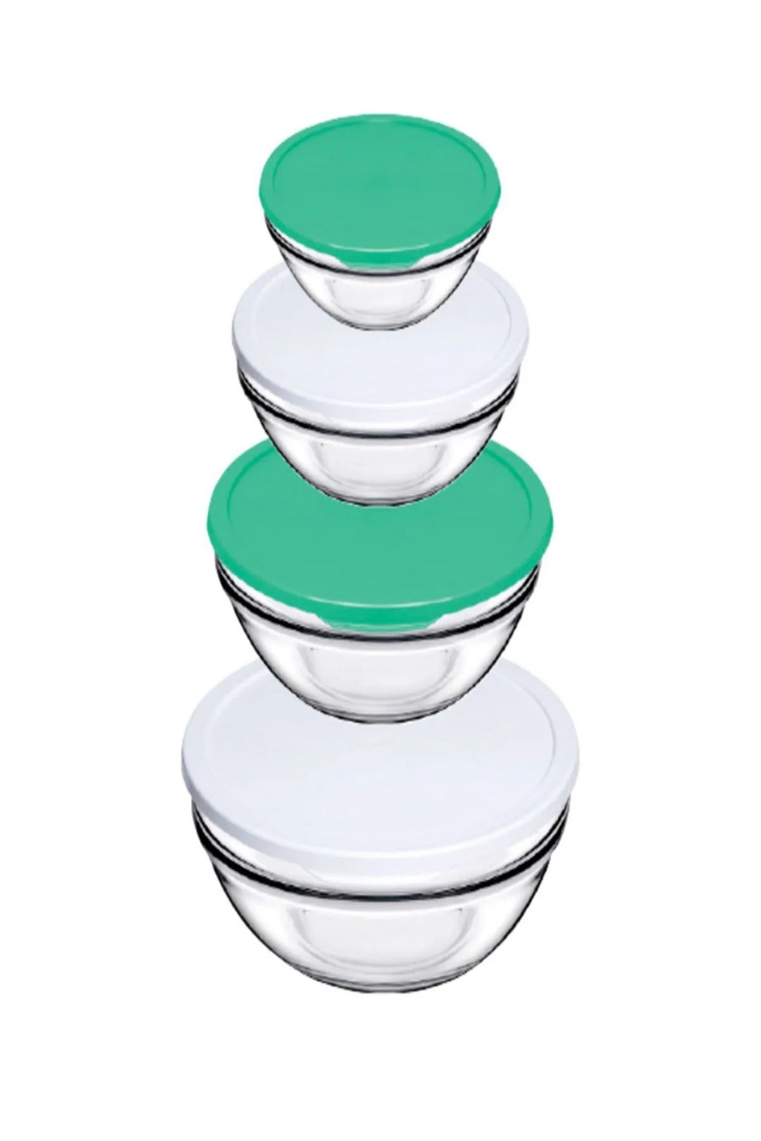 Pasabahce Chef Set of 4pcs Bowl Clear - Premium Food Container from Pasabahce - Just $85! 