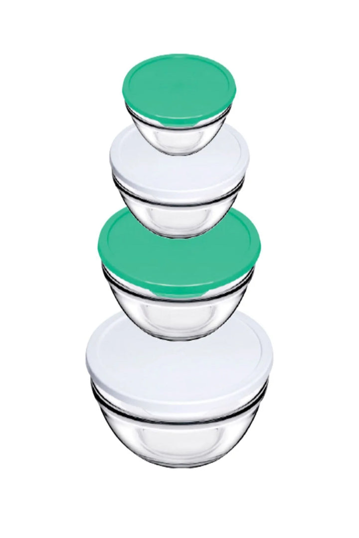 Pasabahce Chef Set of 4pcs Bowl Clear - Premium Food Container from Pasabahce - Just $85! 