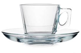 Pasabahce Vela Set of 6pcs Cups and Saucers 80cc Clear - Premium  from Pasabahce Essentials - Just $50! 