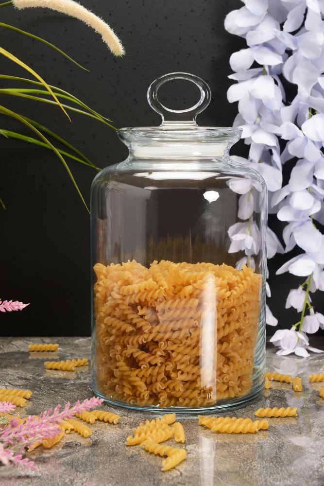 Pasabahce Kitchen Jar with Silicon Gasket 2640cc Clear - Premium Jar from Pasabahce Essentials - Just $40! 