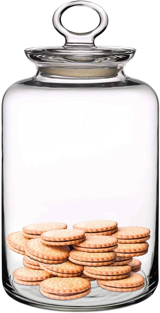 Pasabahce Kitchen Jar with Silicon Gasket 2640cc Clear - Premium Jar from Pasabahce Essentials - Just $40! 