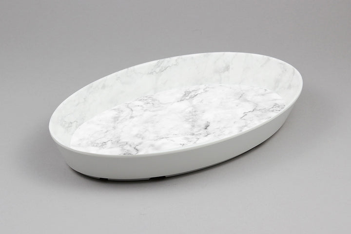 Efay Floating Oval Platter 10" Pure White - Premium Tray from Efay - Just $35! 